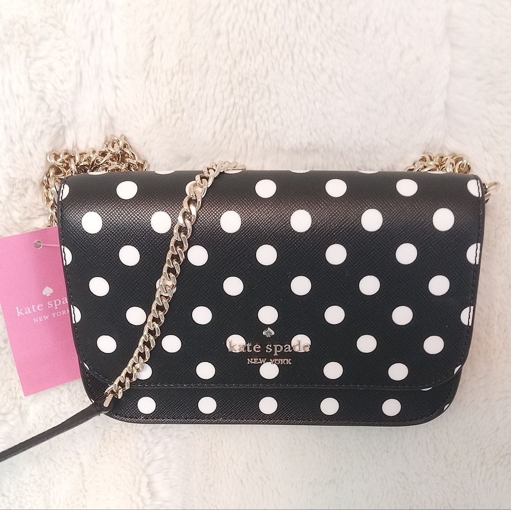 Kate Spade New York Cheers Charming Dot Wallet/Crossbody Bag